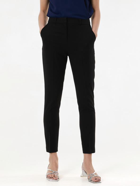Orsay Pantaloni slim negri pentru femei ORSAY