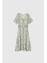 Moodo Rochie din viscoză olive Moodo