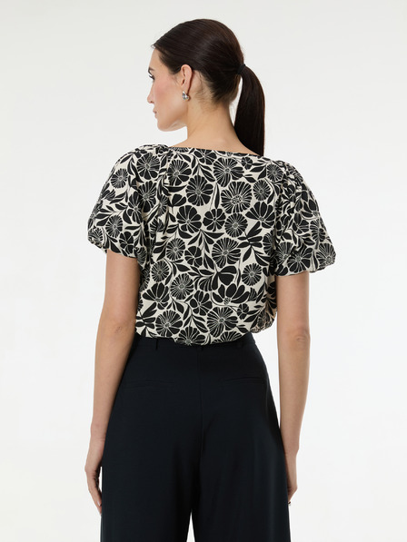 Orsay Bluză neagră cu model pentru femei ORSAY