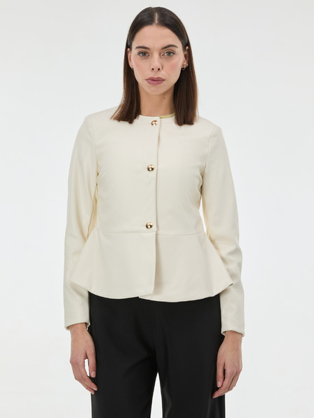 Orsay Geacă crem din piele ecologică pentru femei ORSAY