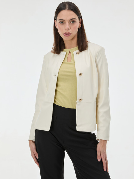 Orsay Geacă crem din piele ecologică pentru femei ORSAY