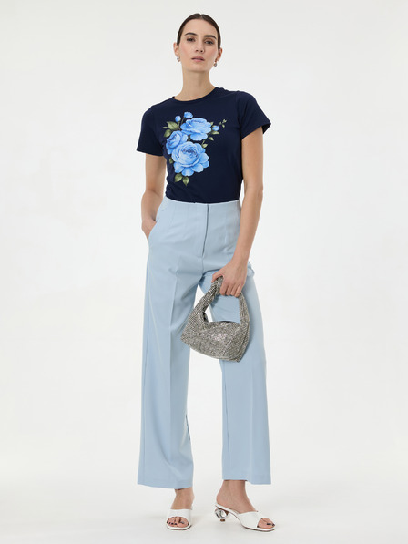 Orsay Pantaloni de damă albastru deschis ORSAY