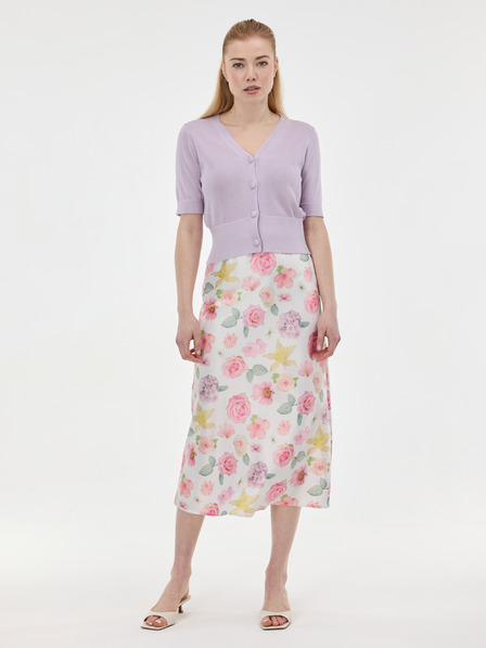 Orsay Cardigan lila deschis pentru femei cu mânecă scurtă ORSAY