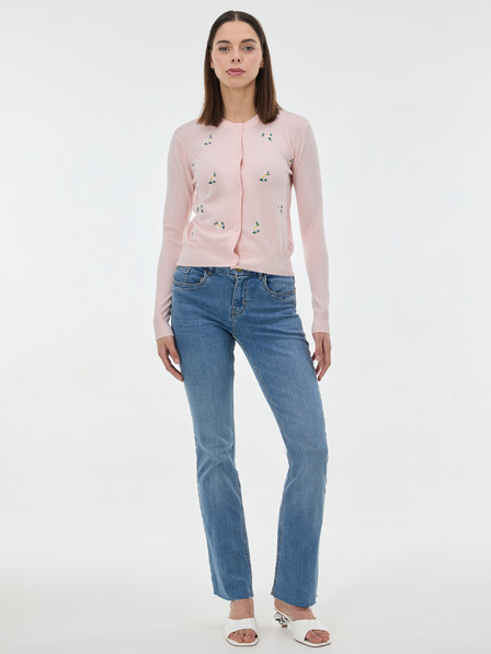 Orsay Cardigan roz deschis pentru femei cu broderie ORSAY