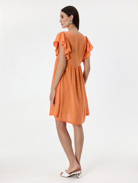 Orsay Rochie portocalie pentru femei, până la genunchi ORSAY