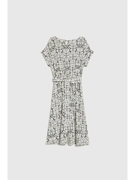 Moodo Rochie vâscoză neagră Moodo