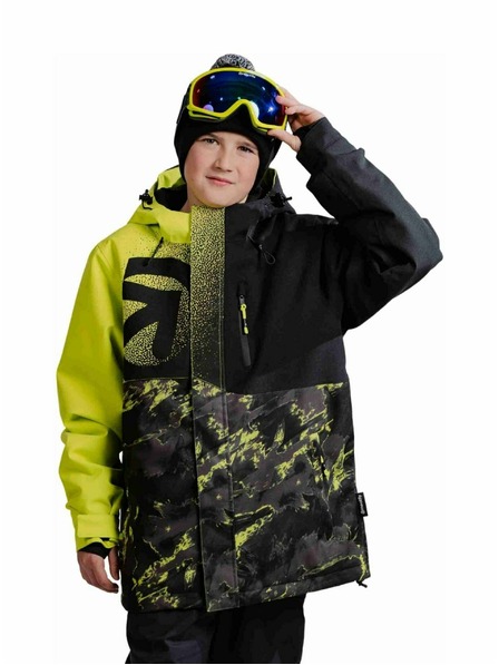 Meatfly Meatfly geacă SNB & SKI pentru copii Bangito Acid Lime Mossy