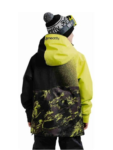 Meatfly Meatfly geacă SNB & SKI pentru copii Bangito Acid Lime Mossy