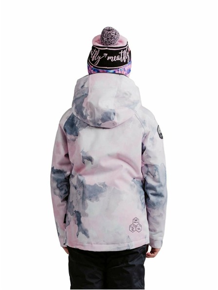 Meatfly Meatfly geacă SNB & SKI pentru copii Deliah Clouds Pink