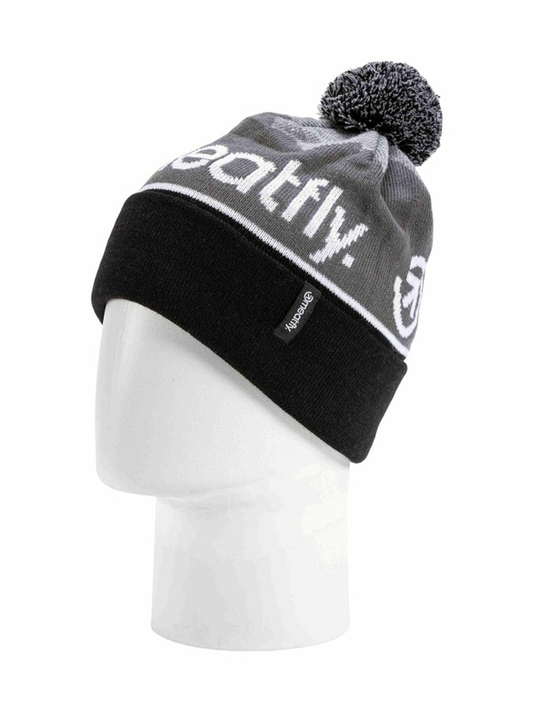 Meatfly Meatfly căciulă Robb Black / Silver