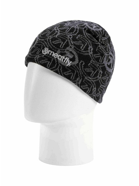 Meatfly Meatfly caciulă Mike Black / Grey Dark