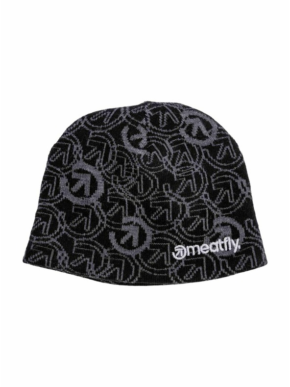 Meatfly Meatfly caciulă Mike Black / Grey Dark