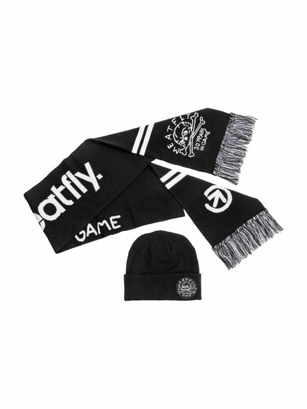 Meatfly Meatfly set șaluri și caciule Anniversary Black