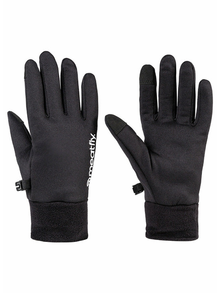 Meatfly Meatfly mănuși bărbătești Mens Powerstretch Black White