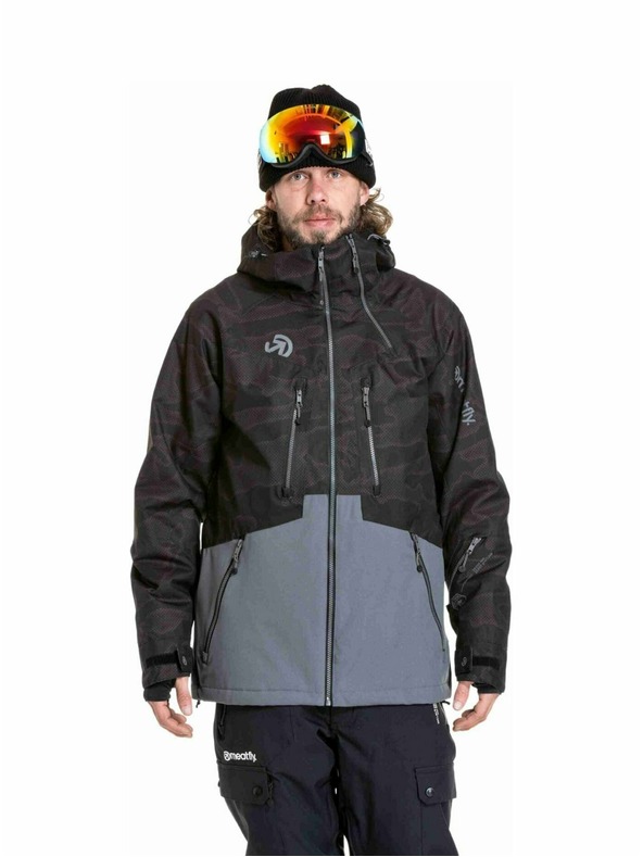 Meatfly Meatfly jachetă pentru bărbați SNB & SKI Cronos Morph Black