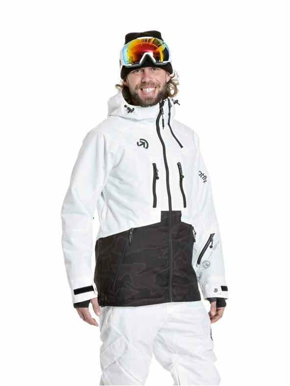 Meatfly Meatfly jachetă pentru bărbați SNB & SKI Cronos White / Morph Black