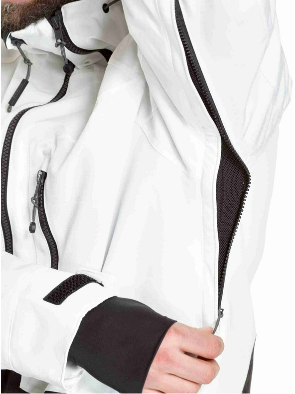 Meatfly Meatfly jachetă pentru bărbați SNB & SKI Cronos White / Morph Black