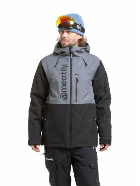 Meatfly Meatfly jachetă pentru bărbați SNB & SKI Manifold Dark Grey / Black