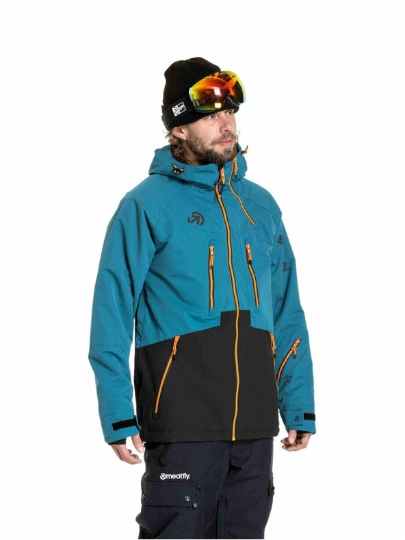 Meatfly Meatfly jachetă bărbătească SNB & SKI Cronos Black / Deep Ocean