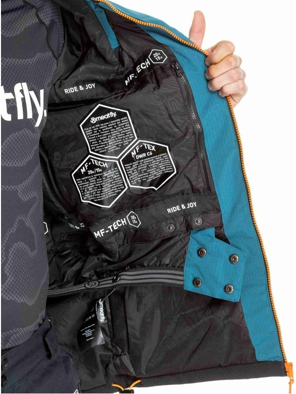 Meatfly Meatfly jachetă bărbătească SNB & SKI Cronos Black / Deep Ocean
