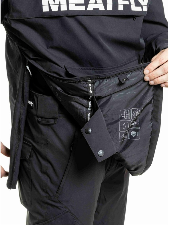 Meatfly Meatfly jachetă bărbătească SNB & SKI Zenith Black