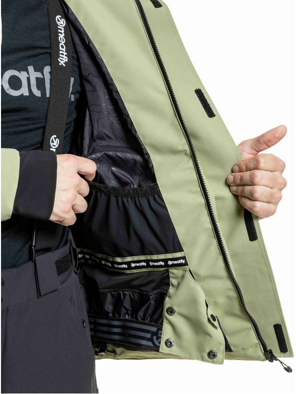 Meatfly Meatfly jachetă bărbătească SNB & SKI Acha Olive Light