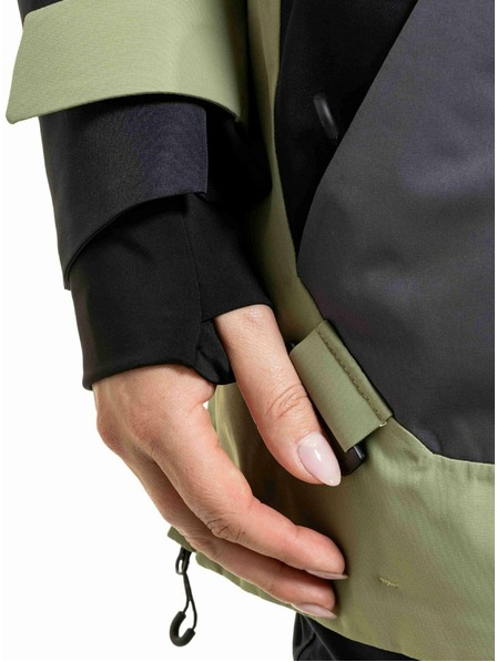 Meatfly Meatfly jachetă unisex SNB & SKI Maddie Black / Olive Light