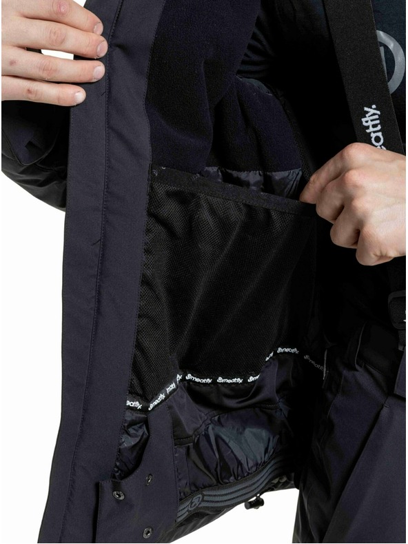 Meatfly Meatfly jachetă bărbătească SNB & SKI Manifold Black