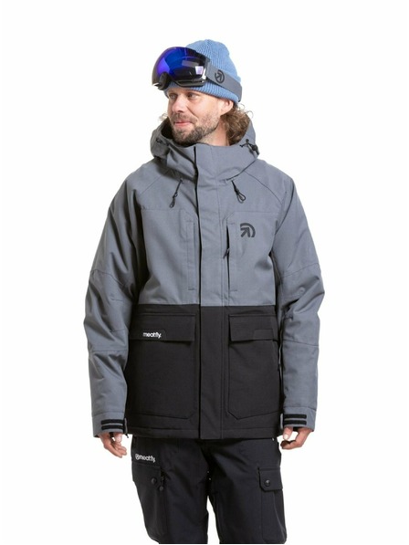 Meatfly Meatfly jachetă bărbătească SNB & SKI Vertigo Dark Grey / Black