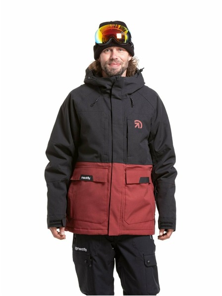Meatfly Meatfly jachetă bărbătească SNB & SKI Vertigo Merlot / Black