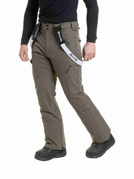Meatfly Meatfly pantaloni bărbătești SNB & SKI Ghost Dark Olive