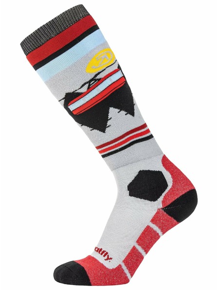 Meatfly Meatfly sosete sNB & SKI Leeway Dark Red