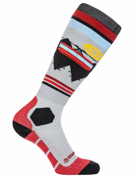 Meatfly Meatfly sosete sNB & SKI Leeway Dark Red