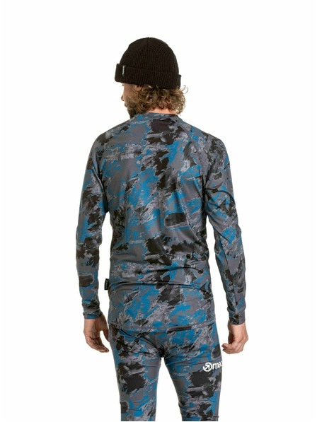 Meatfly Meatfly tricou termic barbatesc Avery Mossy Petrol