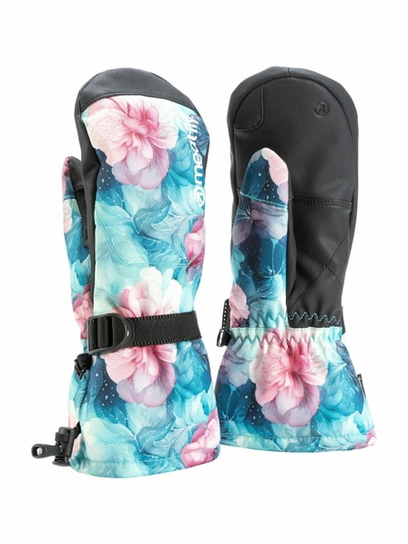Meatfly Meatfly mănuși pentru femei Manson Pink Flowers