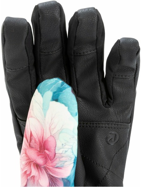 Meatfly Meatfly mănuși pentru femei Gazie Pink Flowers