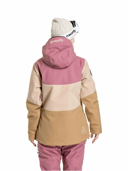 Meatfly Meatfly jachetă de snowboard și schi pentru femei Kirsten Latte / Dusty Rose