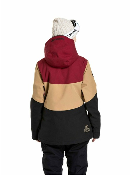 Meatfly Meatfly jachetă de snowboard și schi pentru femei Kirsten Beet Red / Black
