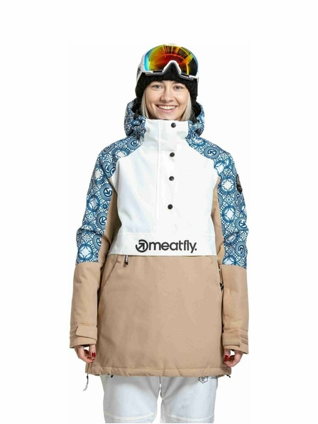 Meatfly Meatfly jachetă de snowboard și schi pentru femei Aiko Mosaic / Latte