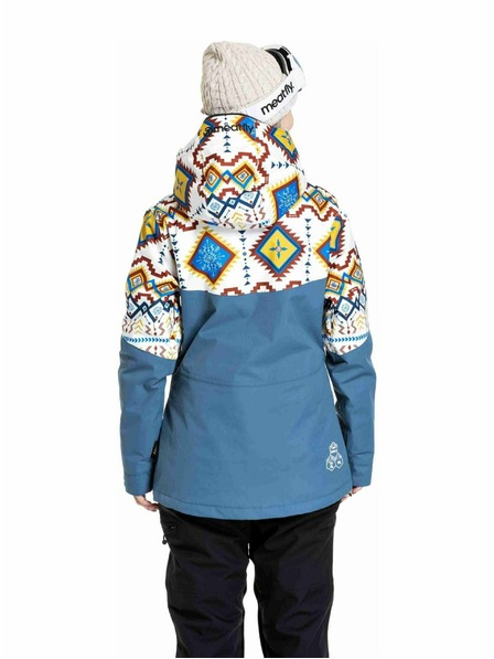 Meatfly Meatfly jachetă de snowboard și schi pentru femei Kirsten White Jones / Slate Blue