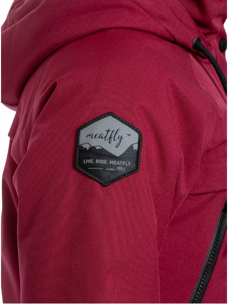 Meatfly Meatfly jachetă de snowboard și schi pentru femei Terra Beet Red