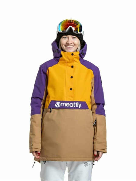 Meatfly Meatfly jachetă de snowboard și schi pentru femei Aiko Sunflower / Tan