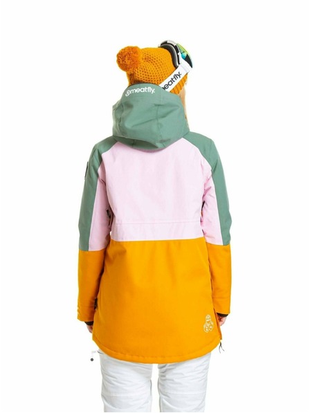 Meatfly Jachetă SNB & SKI femei Meatfly Aiko Pastel Pink / Sunflower