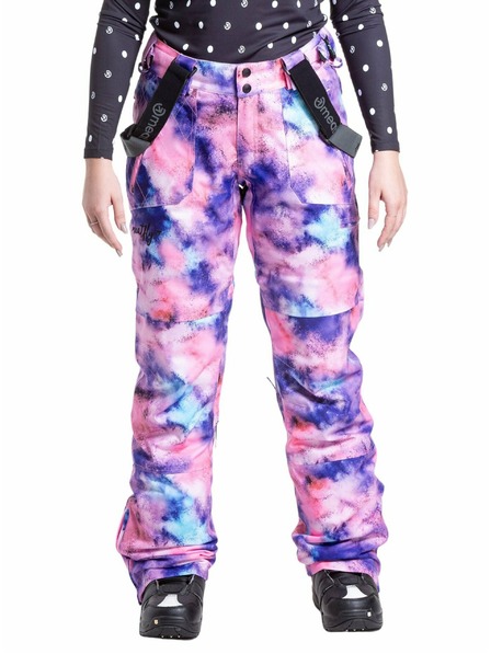 Meatfly Pantaloni SNB & SKI femei Meatfly Foxy Peach Aquarel