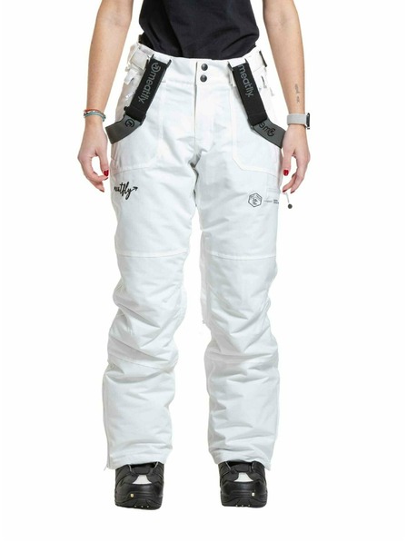 Meatfly Pantaloni SNB & SKI femei Meatfly Foxy White