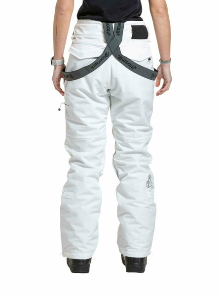 Meatfly Pantaloni SNB & SKI femei Meatfly Foxy White