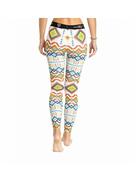Meatfly Pantaloni termici femei Meatfly Taro White Jones