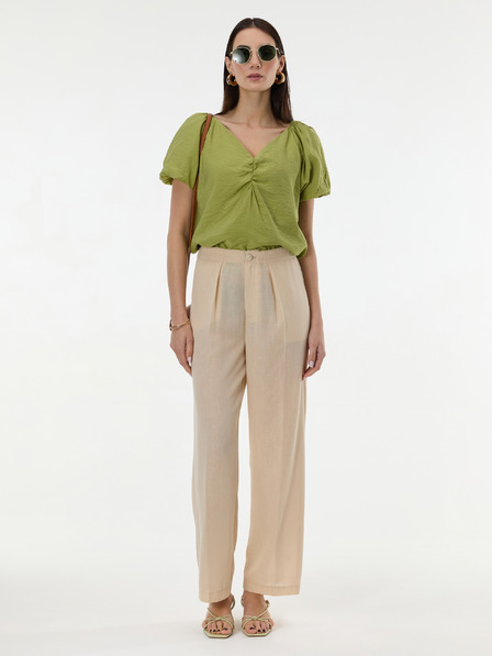 Orsay Pantaloni largi bej pentru femei ORSAY