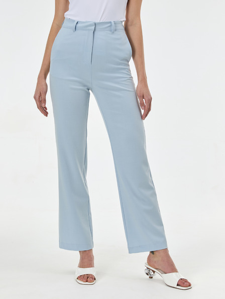 Orsay Pantaloni drepți albaștri deschiși pentru femei ORSAY