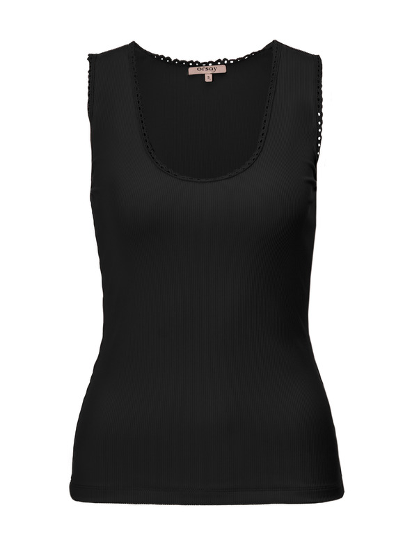 Orsay Top negru de damă ORSAY
